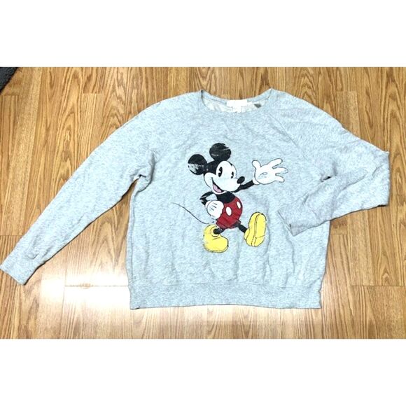 Tops - Sz L - H&M x L.O.G.G. - Disney Mickey Mouse Vintage Look - Crewneck sweatshirt